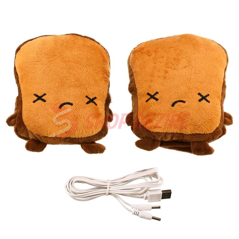 Cute Toast Shape USB Hand Warmers