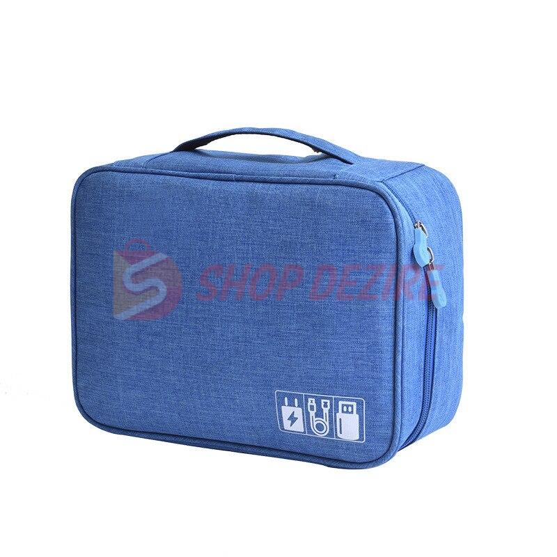 Portable Electronics Accessories Organizer Bag