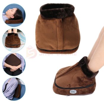 2-in-1 Electric Feet Warmer and Massager