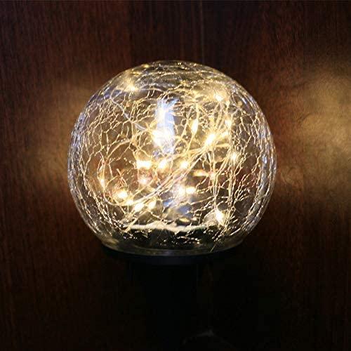 Cracked Glass Ball LED Lamp