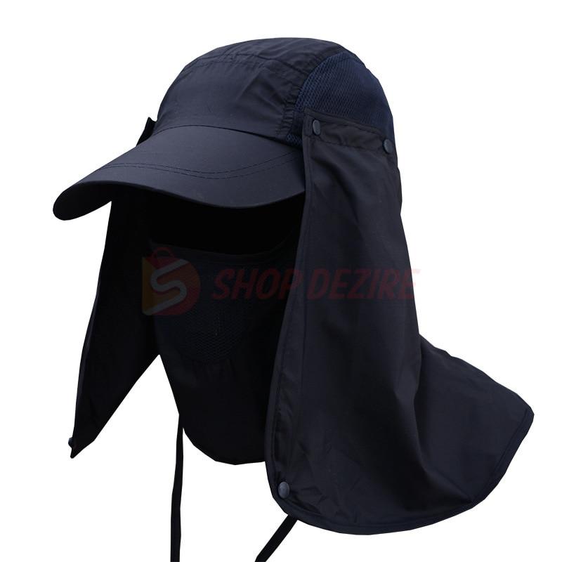 Outdoor 360° Uv Protection Fishing Cap – Keeps The Sun Off Your Head & Neck