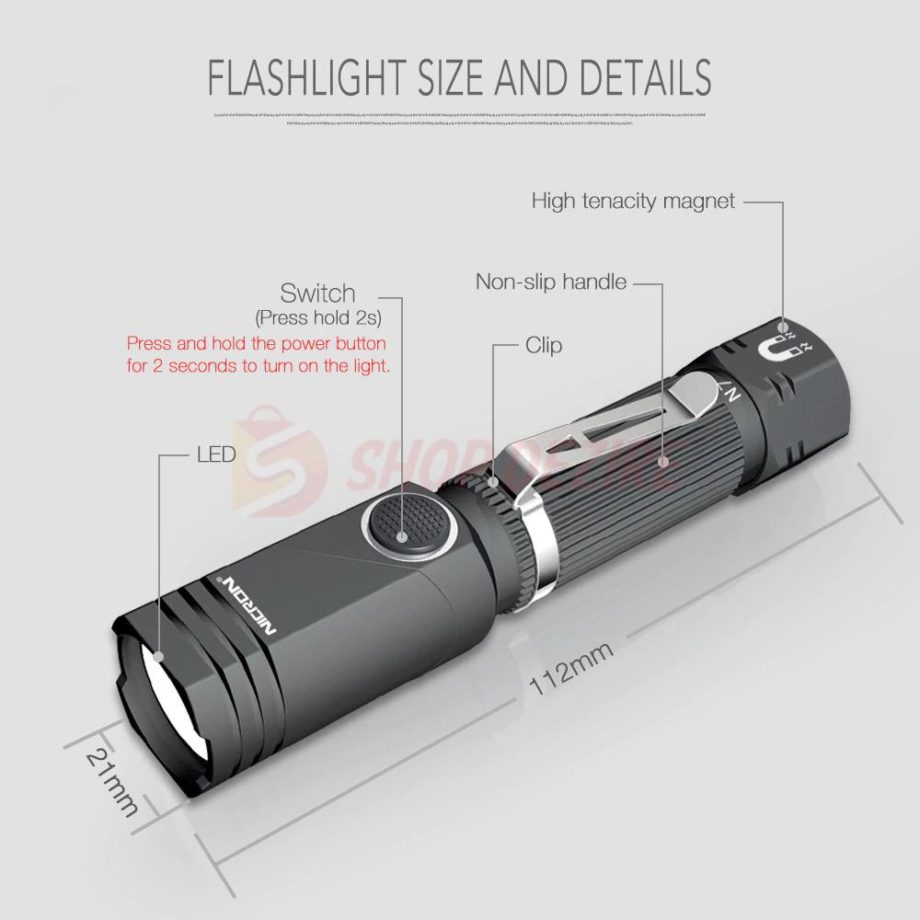 Universal 90-Degree Adjustable LED Flashlight