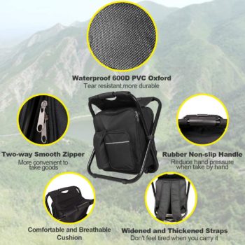 "Folding Chair Backpack – Have A Seat! "